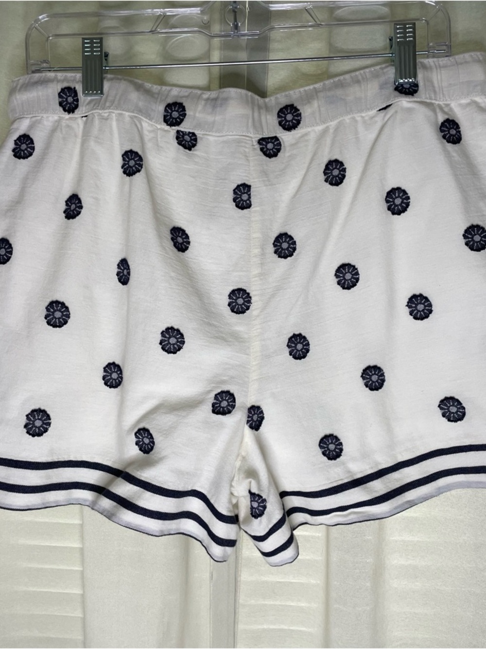 Loft Embroidered Cotton Shorts - Picture 9 of 12